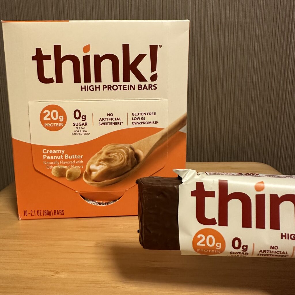 実食レビュー】ハイプロテインバー Think! - れなこむライフ